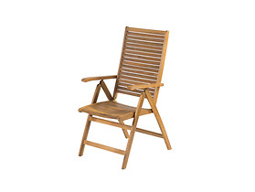 krzesło ogrodowe regulowane 4101 T brązowe