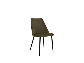 krzesło oliwkowy (sztruks) Nildo
