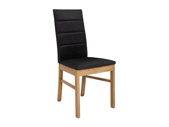 krzesło Ostia, Wybarwienie drewna dąb naturalny TX 099, Tkanina Solar 99 Black, 136341