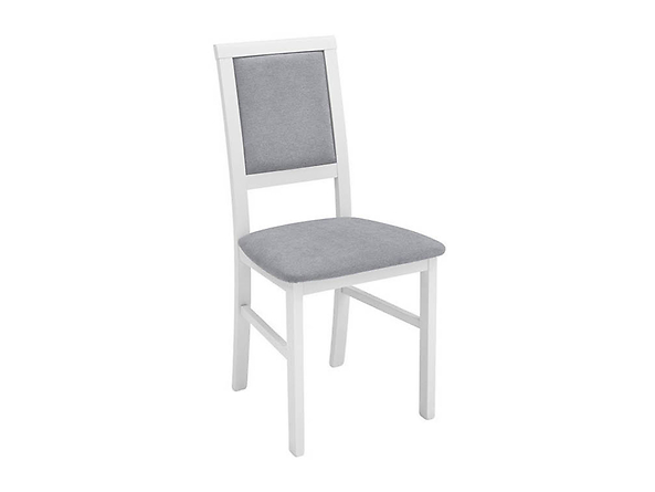 krzesło Robi, Wybarwienie drewna biały ciepły, Tkanina Adel 6 Grey, 135747