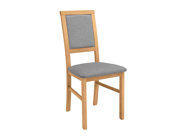 krzesło Robi, Wybarwienie drewna dąb naturalny, Tkanina Baku 4 Grey, 135871