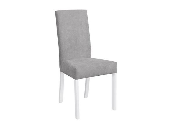 krzesło szary Campel, Tkanina Soro 90 Grey, Wybarwienie drewna biały ciepły, 136372