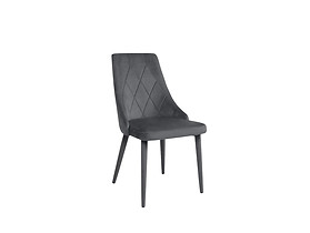 krzesło szary (nogi tapicerowane) Alvar