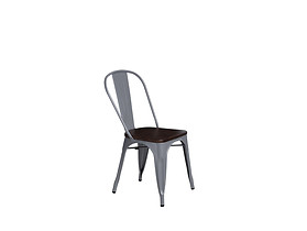 krzesło szary/sosna orzech Paris Wood