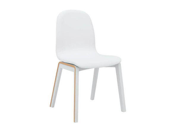 krzesło Todo, Wybarwienie drewna biały, Tkanina Eco Soft 1 White, 135845