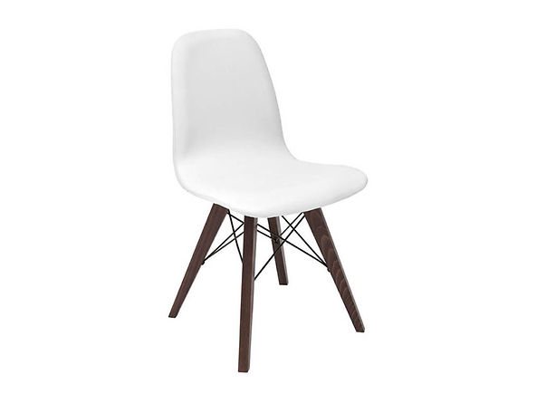 krzesło Ultra, Wybarwienie drewna dąb wenge brąz, Tkanina Eco Soft 1 White, 135764
