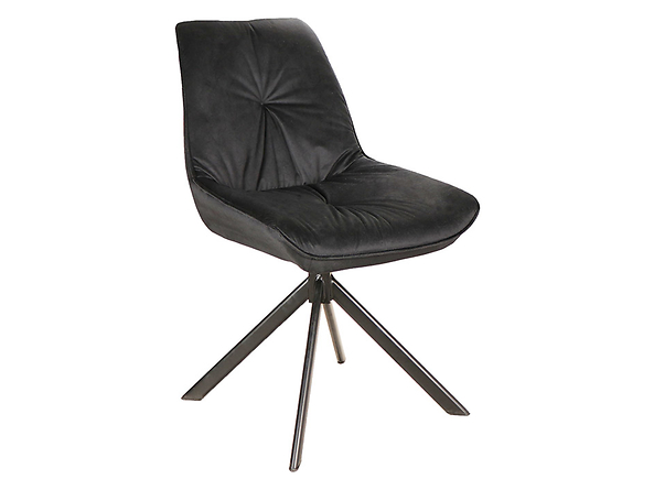 krzesło velvet czarny Boogie I, 154495