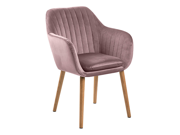 krzesło velvet różowy Emilia, 161156