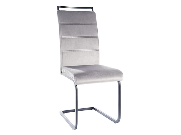 krzesło velvet szary H-441, 154487