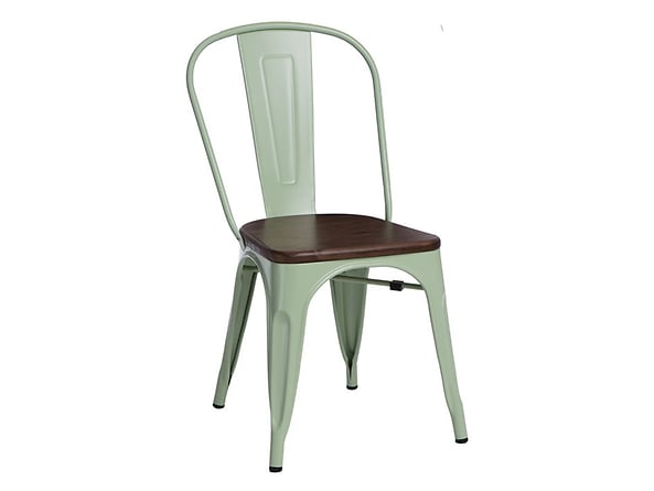 krzesło zielony/sosna orzech Paris Wood, 145492
