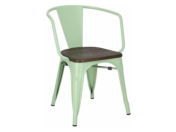 krzesło zielony/sosna szczotkowana Paris Arma Wood, 152297