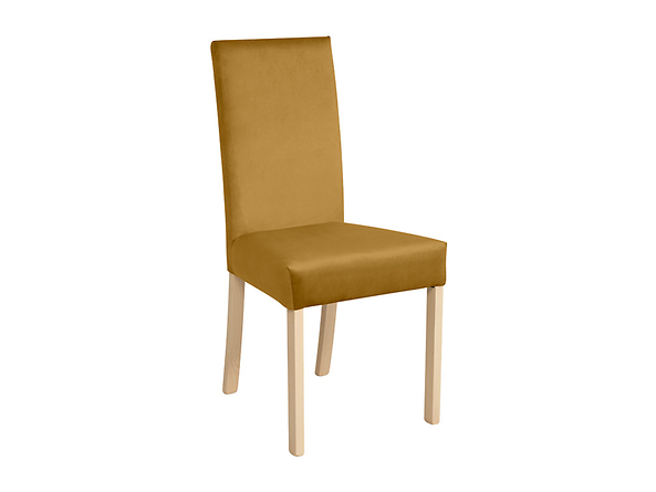 krzesło żółty Campel, Wybarwienie drewna dąb sonoma, Tkanina Rain 12 Yellow, 133049