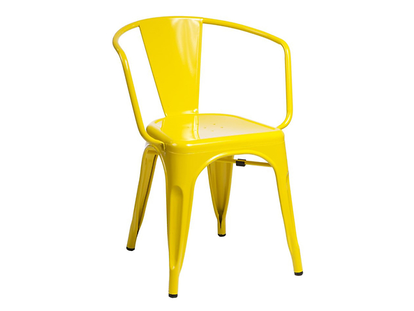 krzesło żółty Paris Arms, 145357