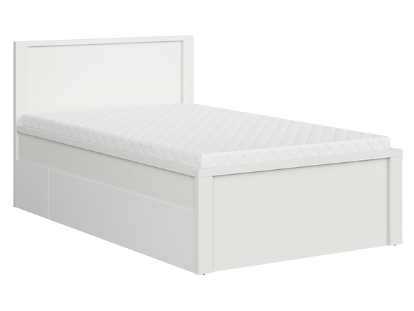 łóżko 120/T Kaspian, Kolor wybarwienia biały, 102317