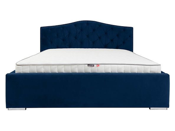 łóżko 160 Alexandra II, Tkanina Riviera 81 Blue, 129331