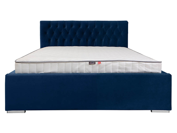 łóżko 180 Wiktoria II, Tkanina Riviera 81 Blue, 129338