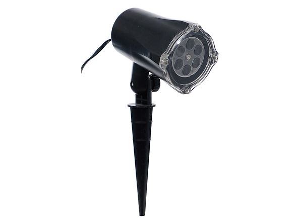 projektor LED z efektem kręcących gwiazek i reniferów, 167052