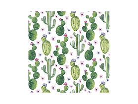 serwetki 3-W Floral Cactus