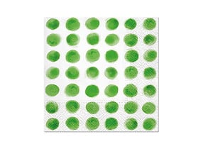 serwetki Watercolor Dots Green