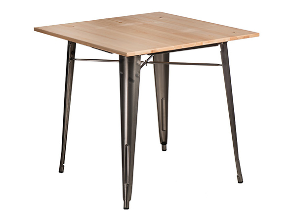stół 76 metal/sosna naturalna Paris Wood, 145658