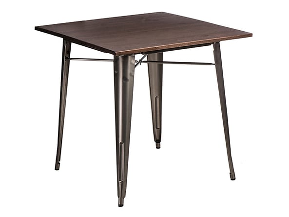 stół 76 metal/sosna orzech Paris Wood, 145781