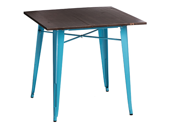 stół 76 niebieski/sosna orzech Paris Wood, 145782