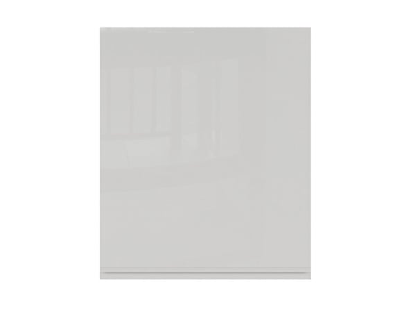 szafka górna z ociekarką Sole, Kolor korpusów biały alpejski, Kolor frontów jasny szary połysk, 137188