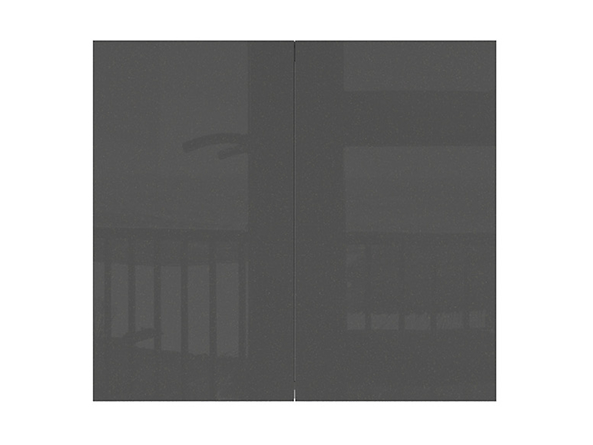 szafka górna z ociekarką Tapo Special, Kolor korpusów biały alpejski, Kolor frontów antracyt ecru, 143030