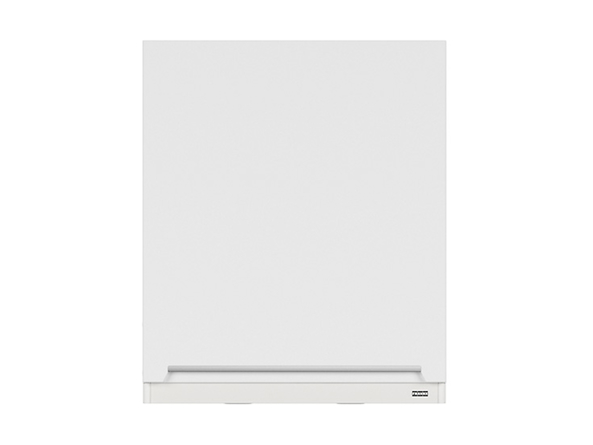 szafka górna z okapem Iris, Kolor korpusów biały alpejski, Kolor frontów biały super mat, 129900