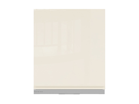 szafka górna z okapem Sole, Kolor korpusów biały alpejski, Kolor frontów magnolia połysk, 131134