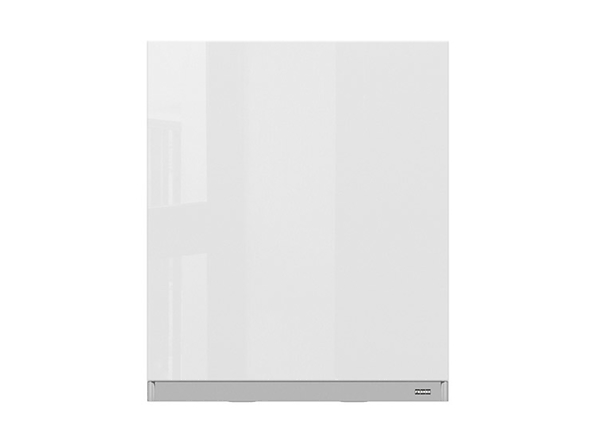 szafka górna z okapem Top Line, Kolor frontów biały połysk, Kolor korpusów biały alpejski, 129596