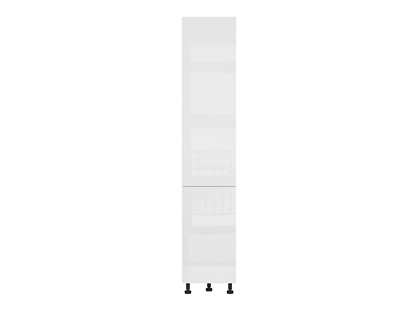 szafka wysoka z koszem cargo Tapo Special, Kolor korpusów biały alpejski, Kolor frontów biały ecru, 146466