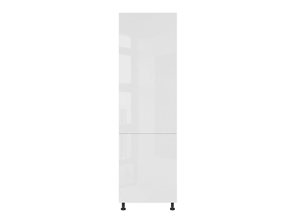 szafka wysoka z szufladami Top Line, Kolor frontów biały połysk, Kolor korpusów biały alpejski, 114503