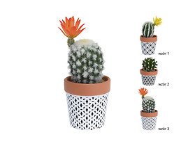 sztuczna roślina w doniczce Kaktus