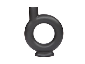 wazon ceramiczny czarny mat