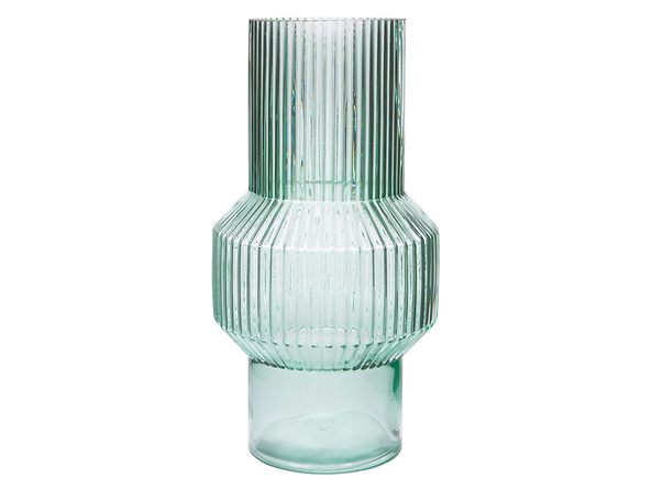 wazon szklamy zielony Plisa, 143404