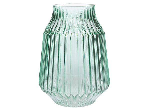 wazon szklany zielony Plisa, 143403