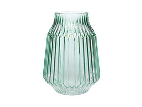 wazon szklany zielony Plisa