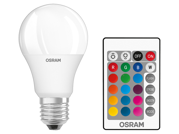 żarówka LED E27 9W RGB Osram, 115008