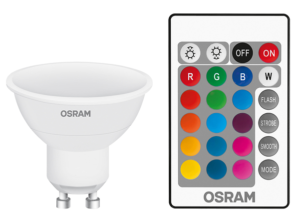żarówka LED GU10 4,5W RGB Osram, 115014