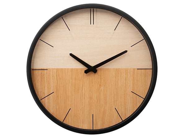 zegar ścienny  Duo wood, 129400