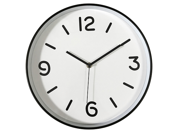 zegar ścienny Simple white, 129553