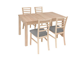zestaw stół z krzesłami Bryk