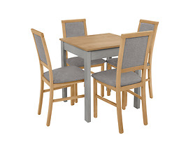 zestaw stół z krzesłami Bryk Mini