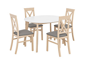 zestaw stół z krzesłami Starks