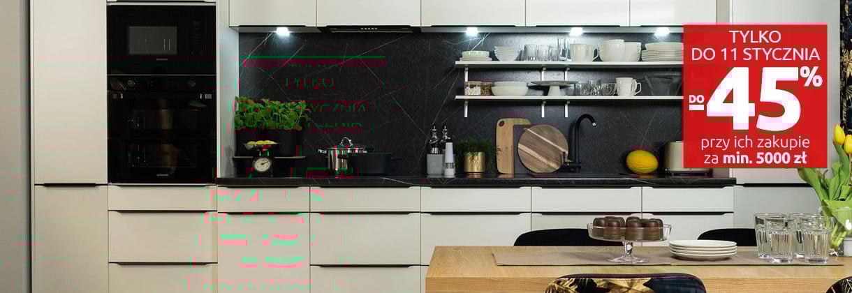 Kuchnie Family Line w Black Red White. Sprawdź!