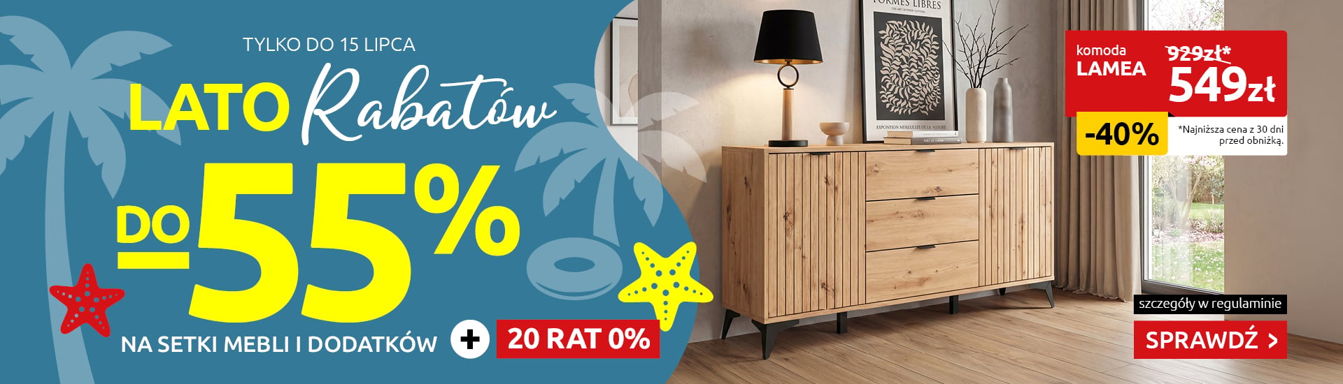 Lato rabatów do -55% na setki mebli i dodatków w Black Red White. Sprawdź!