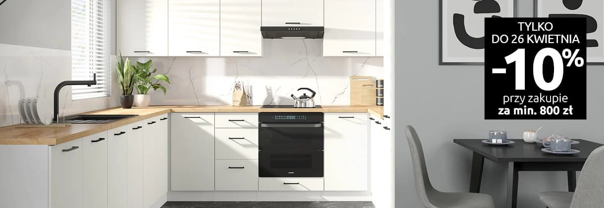 Kuchnie Junona Line -10% w Black Red White - Sprawdź!