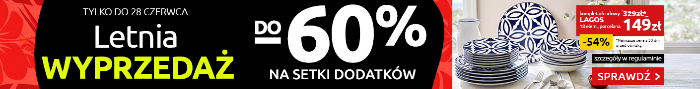 Letnia wyprzedaż do -60% na setki dodatków w Black Red White. Sprawdź!