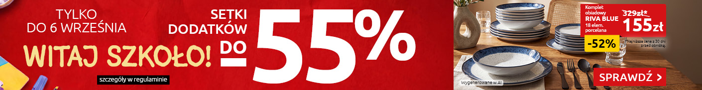 Witaj szkoło! Setki dodatków do -55% w Black Red White. Sprawdź!